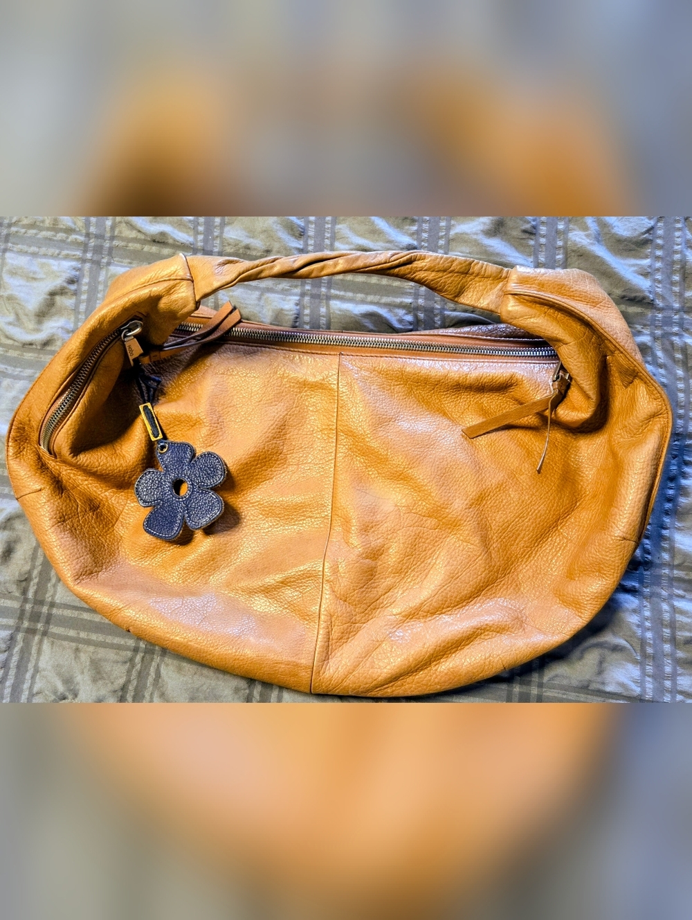 Hobo Tan Leather Bag - Classic, Large, Soft and in Great Condition